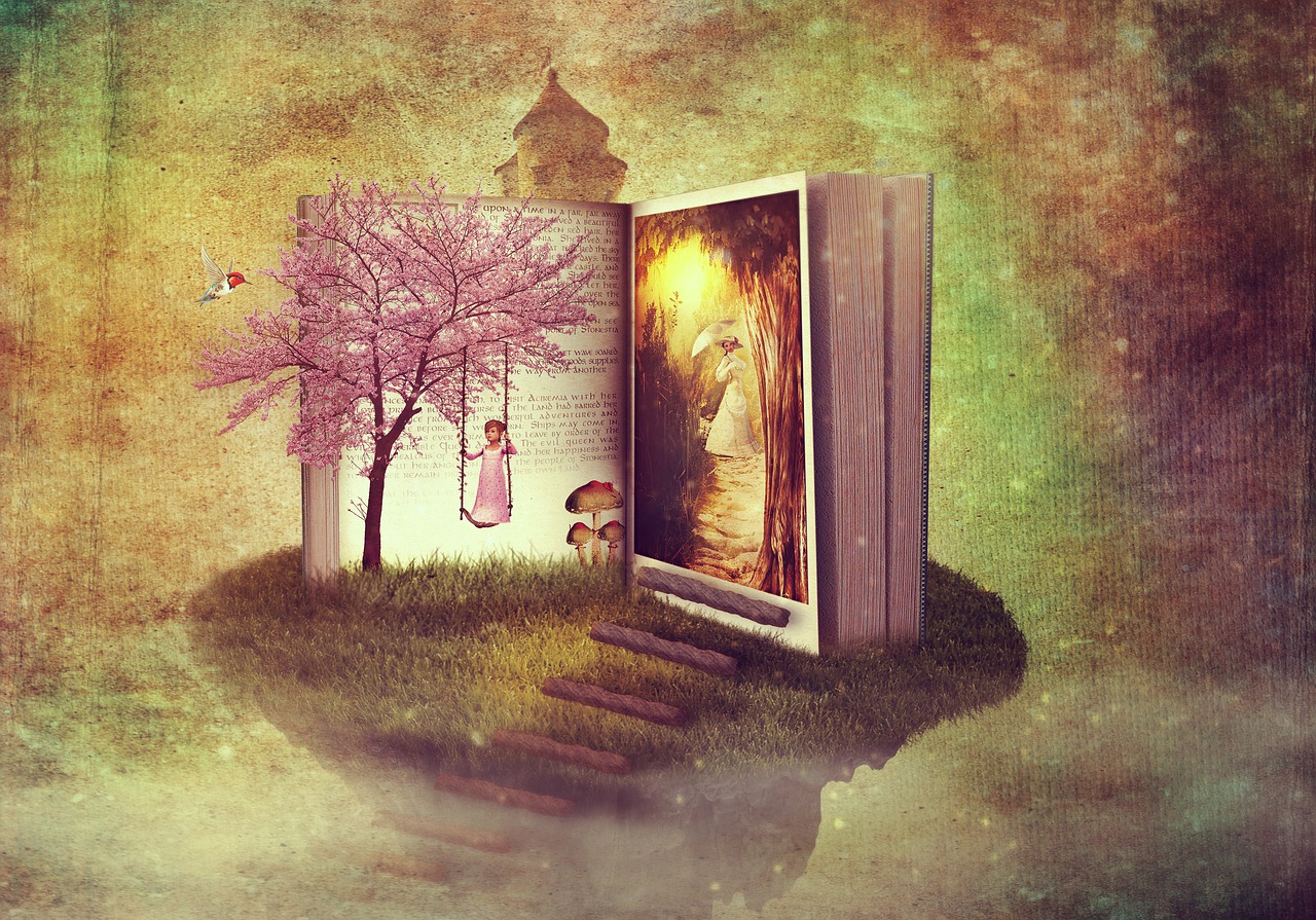 fantasy, a book, path